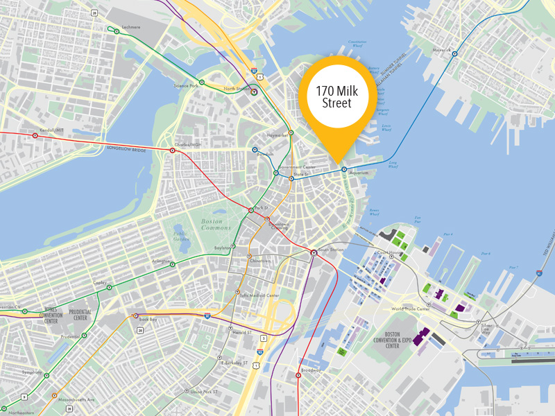 Milk Street Map