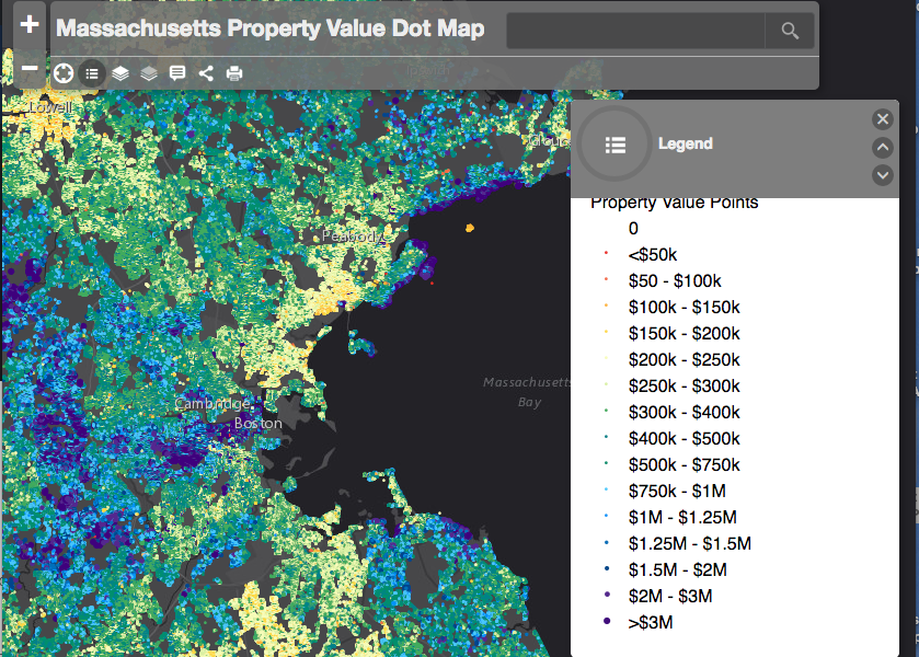 Boston Property Value Map