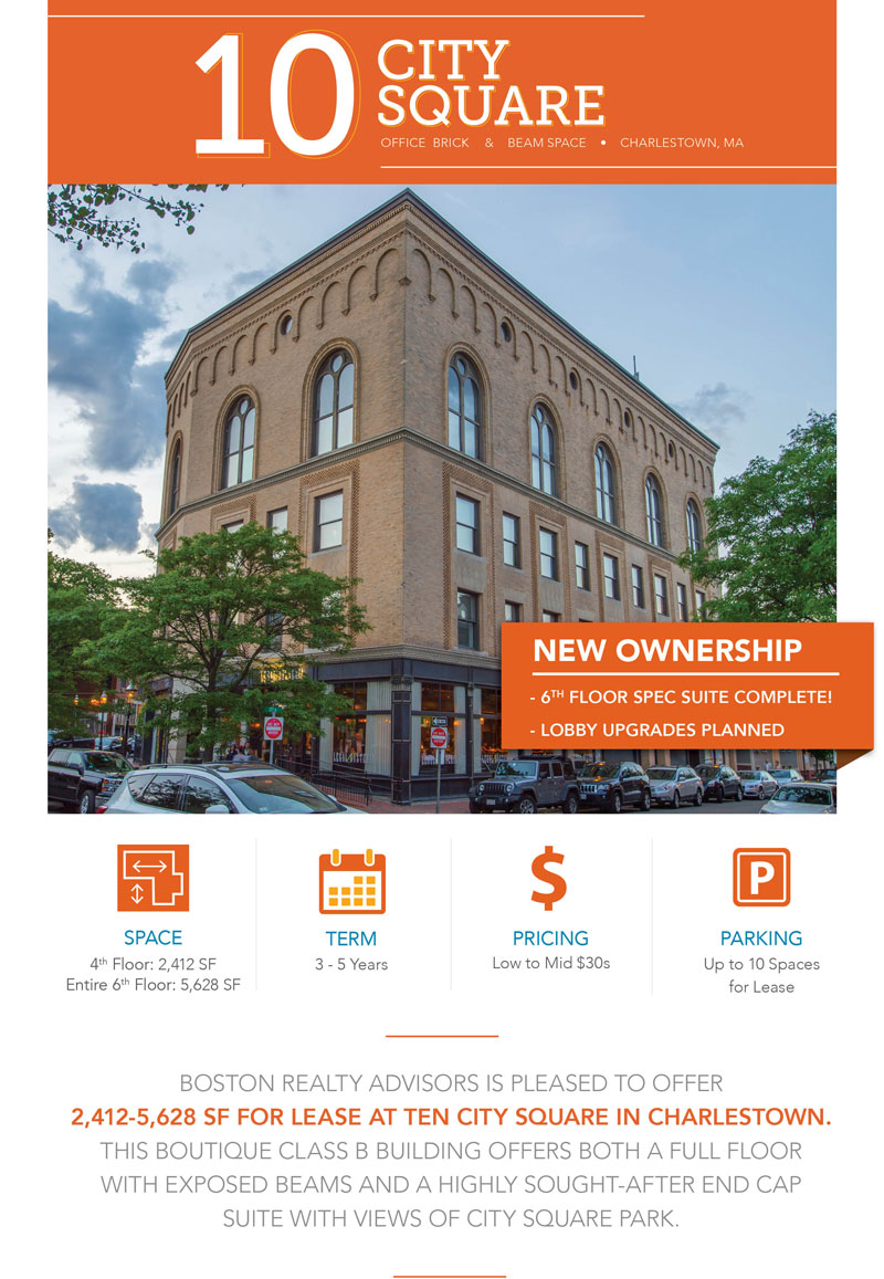 Ten City Square, Charlestown, MA -- BOSTON REALTY ADVISORS