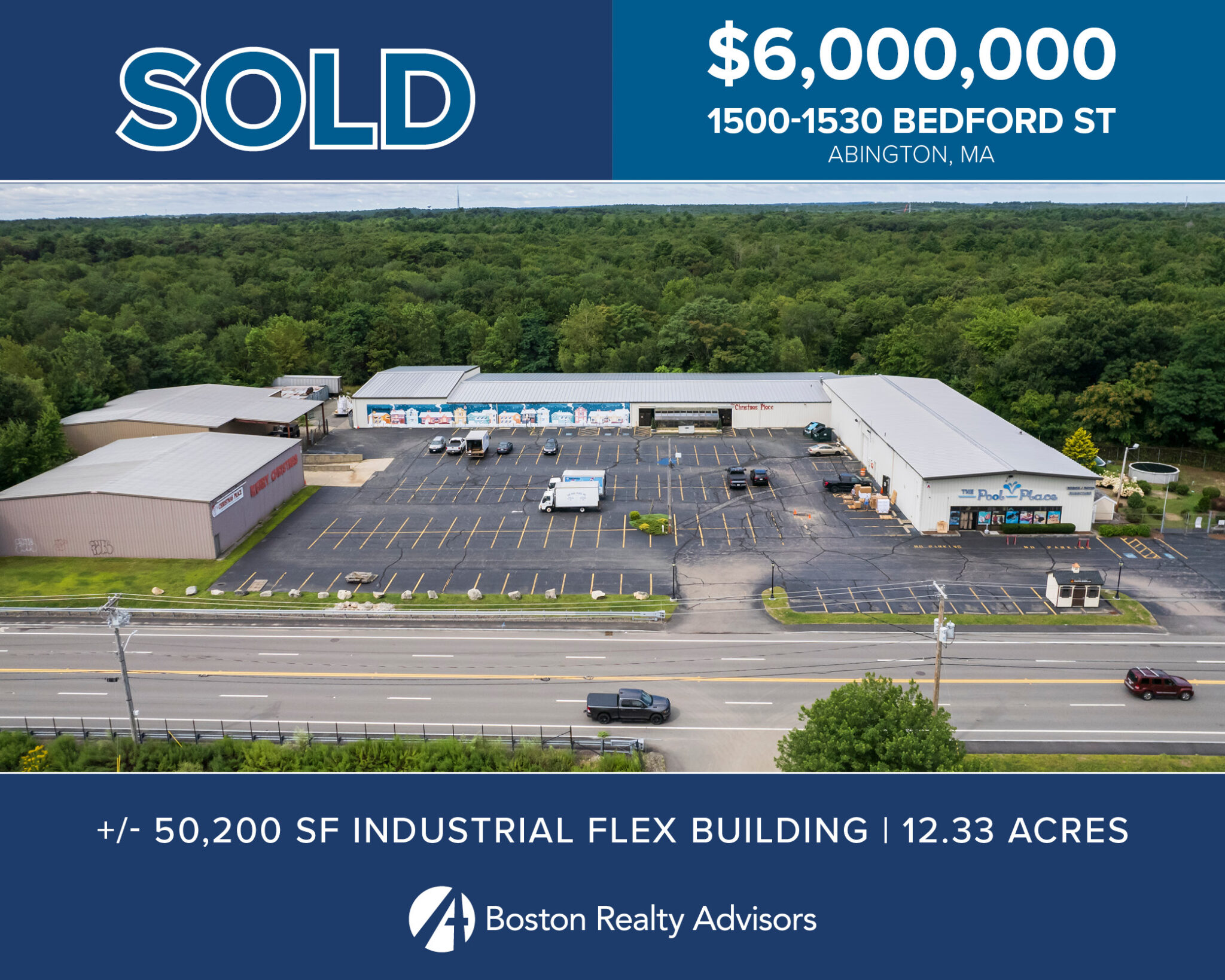 SOLD | 50,200 SF Industrial Flex Building | 1500-1530 Bedford Street ...